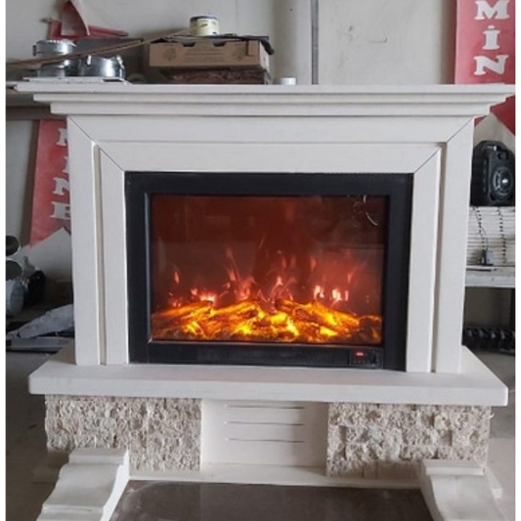 Alaz Efekt Elektrikli Şömine Haznesi Ses Efektli 80 cm 1800 W Yerli Üretim Alaz Efekt Elektrikli Şömine Haznesi Ses Efektli 80 cm 1800 W Yerli Üretim