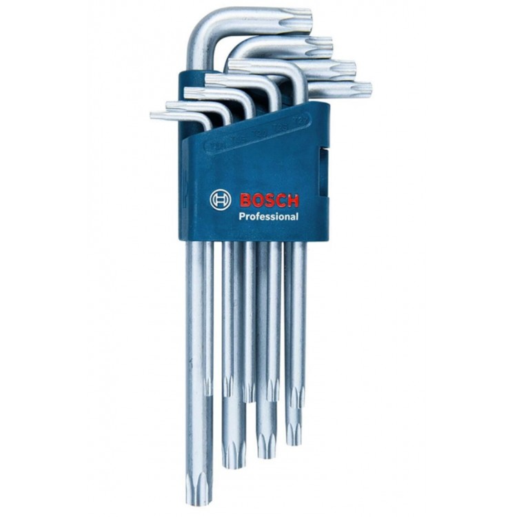 Bosch Professional 9 parça Torx Allen Anahtarı Seti 1600 A01 TH4