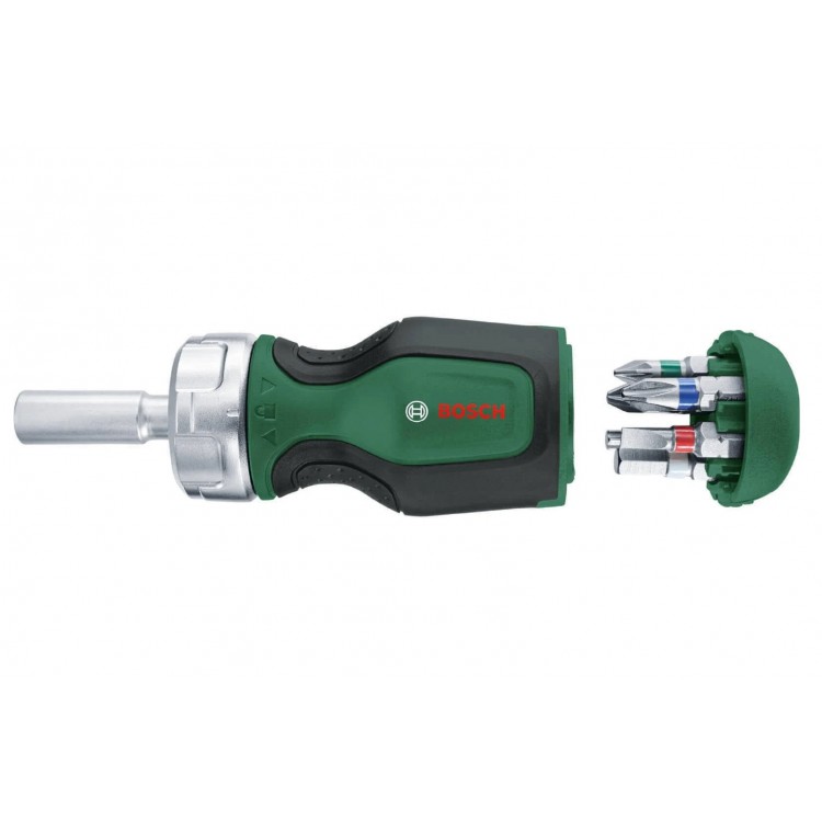 Bosch Cırcırlı Tornavida Değiştirilebilir 6 Uçlu 1600 A02 7PK