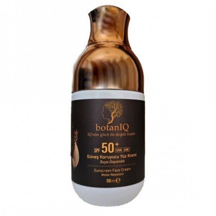 BotanIQ SPF 50+ Güneş Koruyucu Yüz Kremi 50 ml