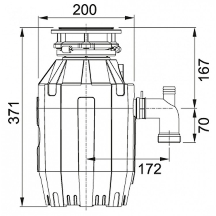 Franke Turbo Elite TE 75 Çöp Öğütücü