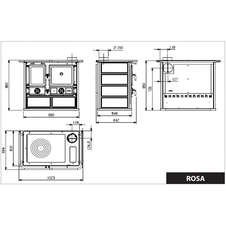 La Nordica Rosa 5.0 Kuzine Soba Kırmızı 7015200