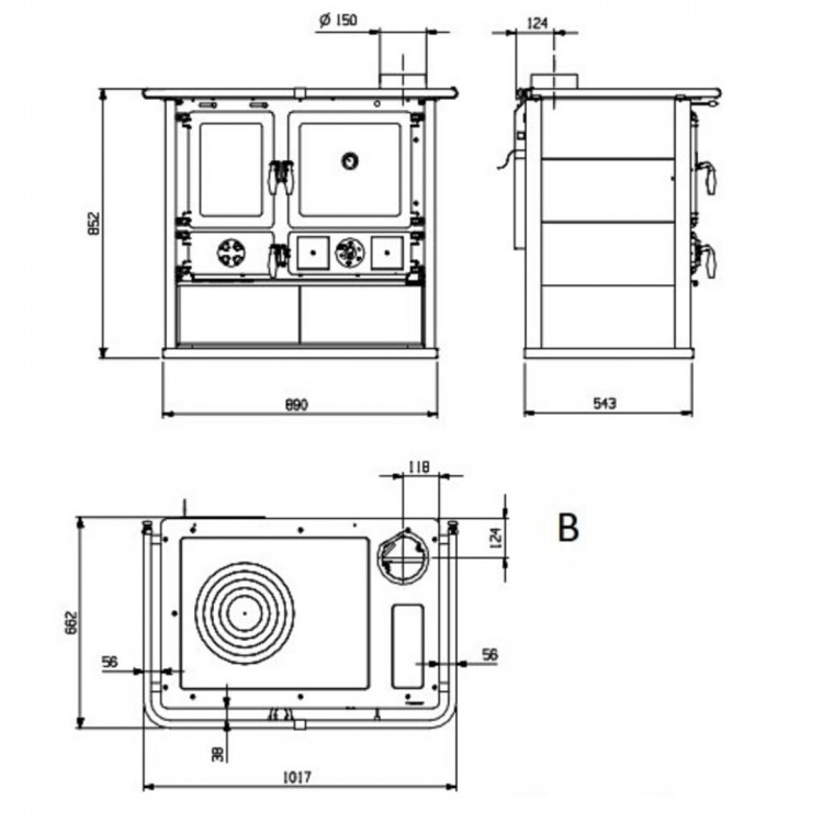 La Nordica Termo Rosa DSA Kuzine Soba Kırmızı 7017510