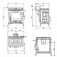 La Nordica Isotta Con Cerchi Evo Ocaklı Odun Sobası 7119111
