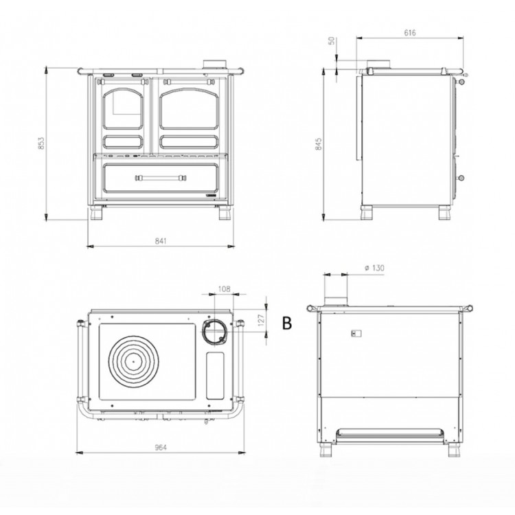 La Nordica Family 4,5 Caramello Kuzine Soba 7014004