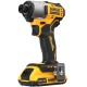 Dewalt DCF840D2T 18V 2.0AH Li-ion Kompakt Kömürsüz Çift Akülü Darbeli Tornavida