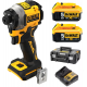 Dewalt DCF850P2T 18V 5.0AH Li-ion Kömürsüz Çift Akülü Darbeli Tornavida