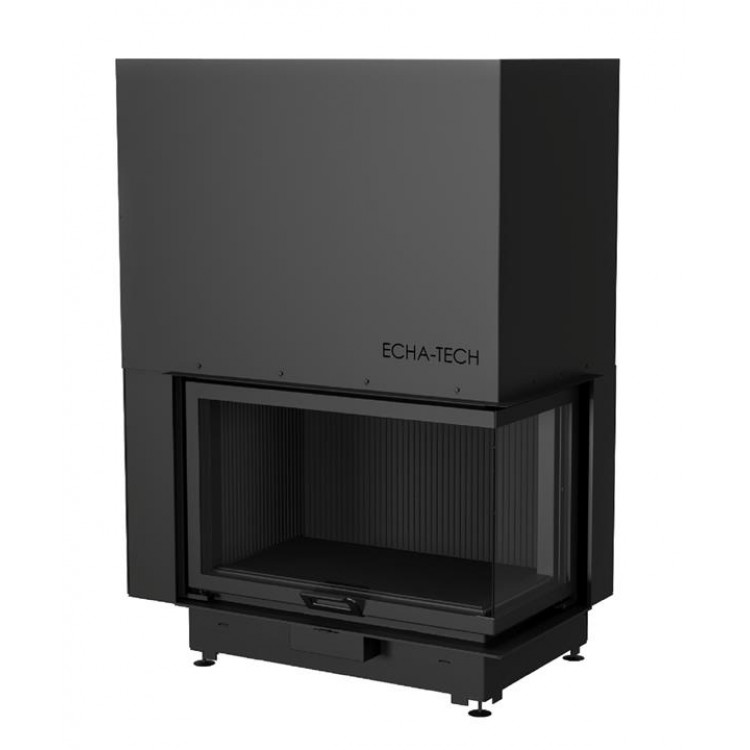 Echa Tech Asansörlü Çelik Köşe Şömine Haznesi Sağ Açık 80