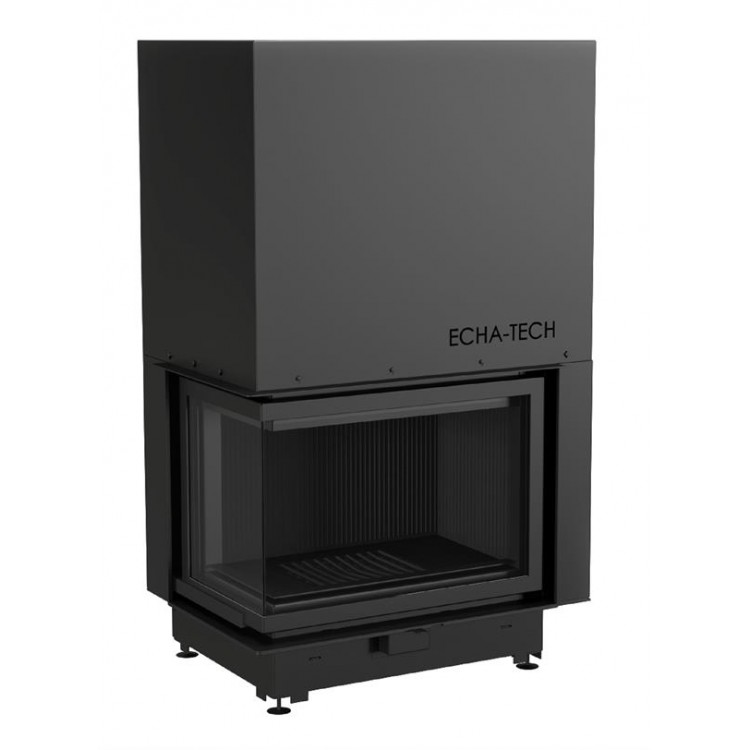 Echa Tech Asansörlü Çelik Köşe Şömine Haznesi Sol Açık 80